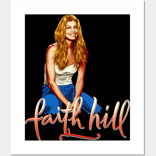 vintage of art faith hill Wall Art by fooballmayfield